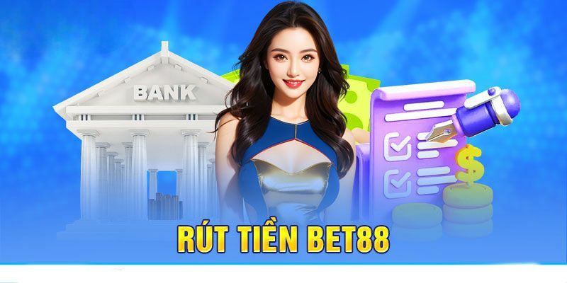 Rút tiền Bet88 dễ dàng với giao dịch qua ngân hàng